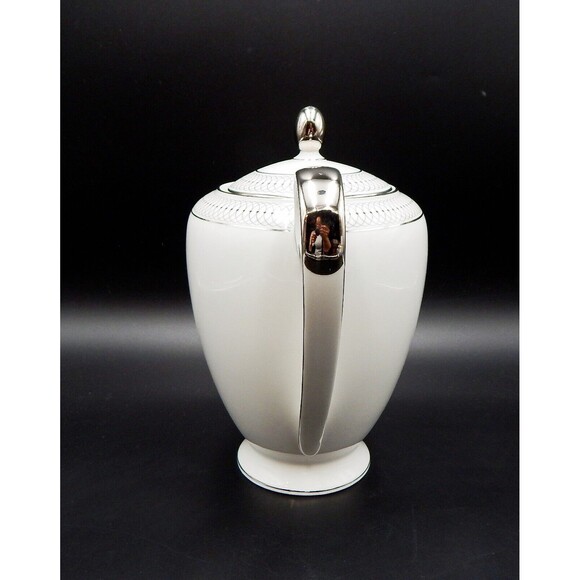 Tirschenreuth The Elgin Coffee Pot Bavaria Germany 9 Inch Silver 2270 Pasco - Picture 4 of 13